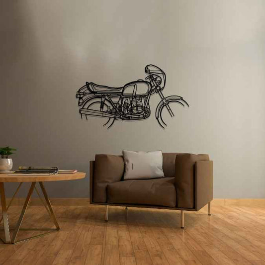 R90S 1974 Metal Wall Art Bike Silhouettes | Wall Decor | Gift For Men - Pixelgears
