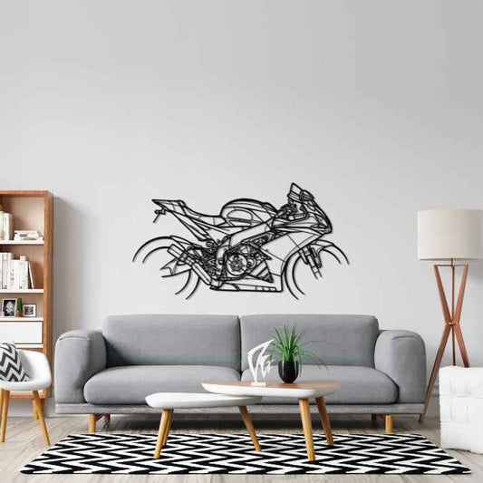 RSV4 RR 2019 Metal Wall Art Bike Silhouettes | Wall Decor | Gift For Men - Pixelgears