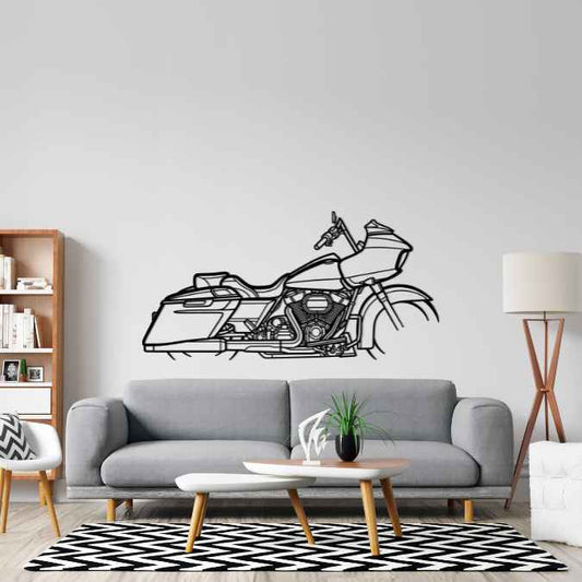 Road Glide 2018 Metal Wall Art Bike Silhouettes | Wall Decor | Gift For Men - Pixelgears