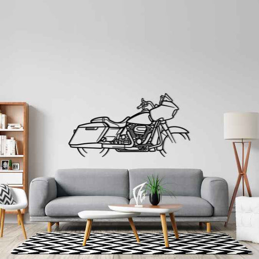 Road Glide Metal Wall Art Bike Silhouettes | Wall Decor | Gift For Men - Pixelgears