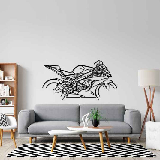 S1000RR 2018 Metal Wall Art Bike Silhouettes | Wall Decor | Gift For Men - Pixelgears
