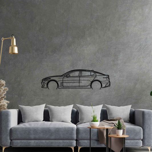 Subaru Impreza STI GD Metal Wall Art Car Silhouette | Personalized Car Gift For Men - PixelGears