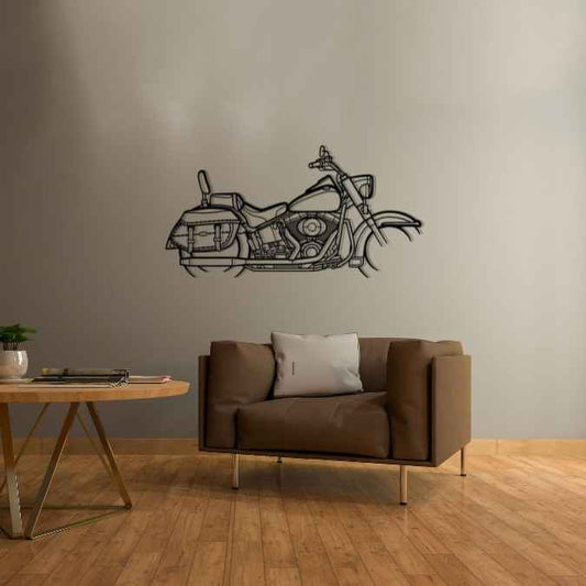 Softail 2004 Metal Wall Art Bike Silhouettes | Wall Decor | Gift For Men - Pixelgears