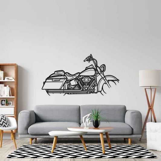 Softail Deluxe 2007 Metal Wall Art Bike Silhouettes | Wall Decor | Gift For Men - Pixelgears