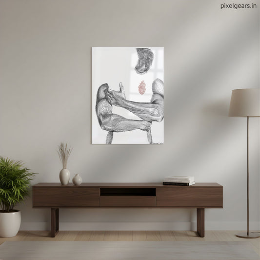 Soul Mate Metal Poster | Aesthetic Pop Art Wall Decor & Painting