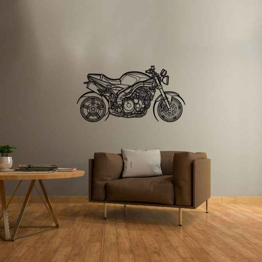 Speed Triple 2007 Metal Wall Art Bike Silhouettes | Wall Decor | Gift For Men - Pixelgears