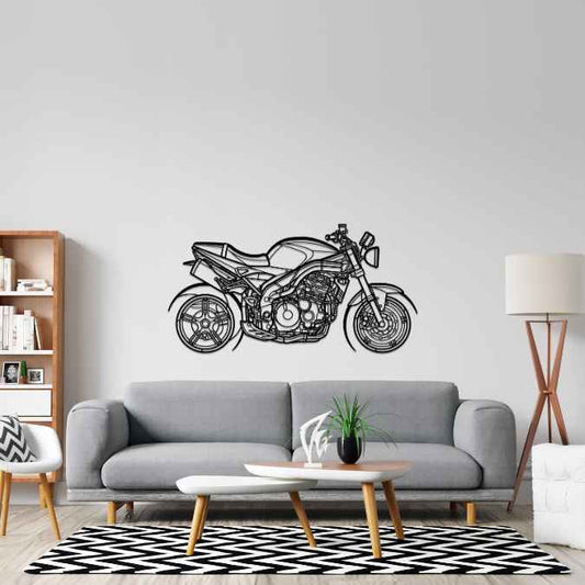 Speed Triple 2007 Metal Wall Art Bike Silhouettes | Wall Decor | Gift For Men - Pixelgears