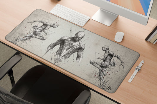 Spiderman Trio LineArt - XXL and XXXXL Mouse Pad - PixelGears