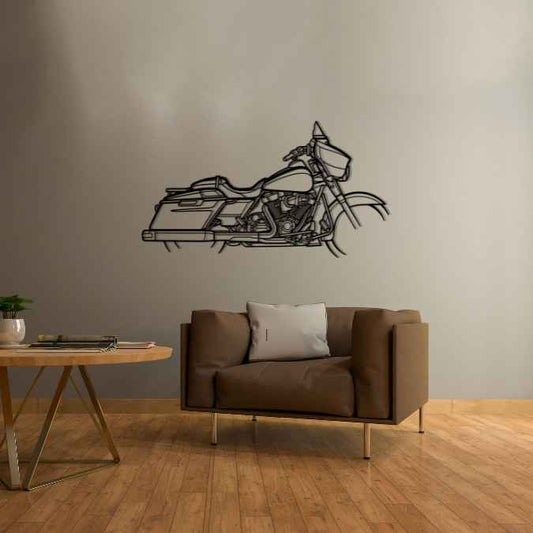 Street Glide 2017 Metal Wall Art Bike Silhouettes | Wall Decor | Gift For Men - Pixelgears