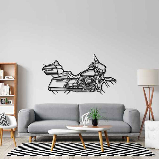 Street Glide Ultra 2014 Metal Wall Art Bike Silhouettes | Wall Decor | Gift For Men - Pixelgears