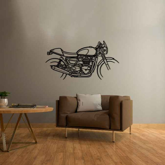 Street Twin 2020 Metal Wall Art Bike Silhouettes | Wall Decor | Gift For Men - Pixelgears