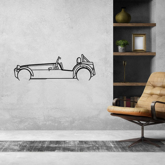 Caterham Super 7 Metal Wall Art Car Silhouette | Personalized Car Gift For Men - PixelGears