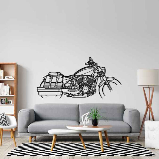 Super Chief Limited 2021 Metal Wall Art Bike Silhouettes | Wall Decor | Gift For Men - Pixelgears