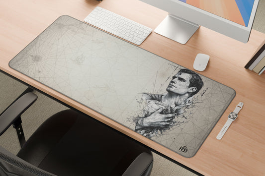 Superman Henry Cavill LineArt - XXL and XXXXL Mouse Pad - PixelGears