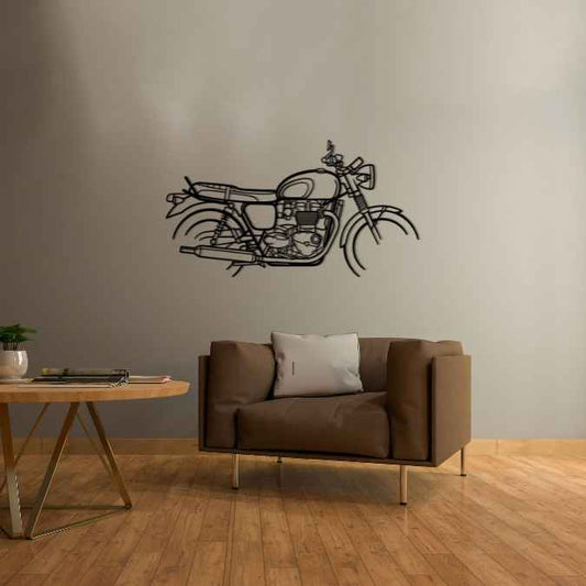 T120 2019 Metal Wall Art Bike Silhouettes | Wall Decor | Gift For Men - Pixelgears