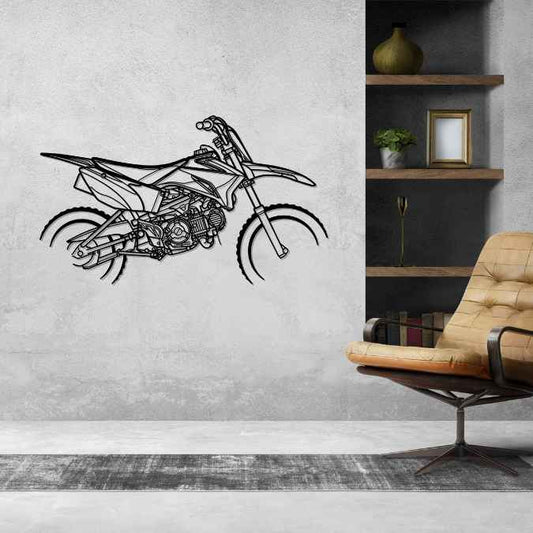 TTR110 2023 Metal Wall Art Bike Silhouettes | Wall Decor | Gift For Men - Pixelgears