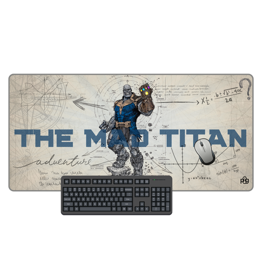 Thanos The Mad Titan LineArt Edition - XXL and XXXXL Mouse Pad - PixelGears