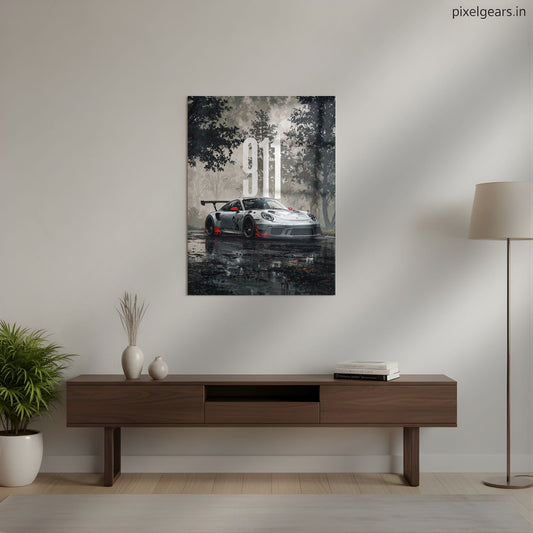 The 911 legend Metal Poster | Aesthetic Pop Art Wall Decor & Painting