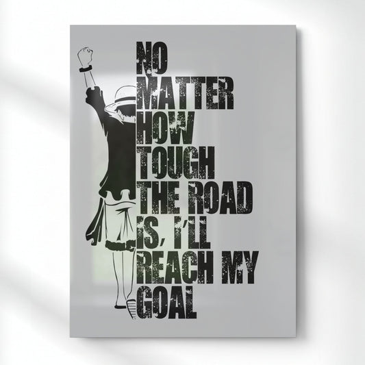 The Goal Getter Metal Poster | Aesthetic Pop Art Wall Decor & Painting