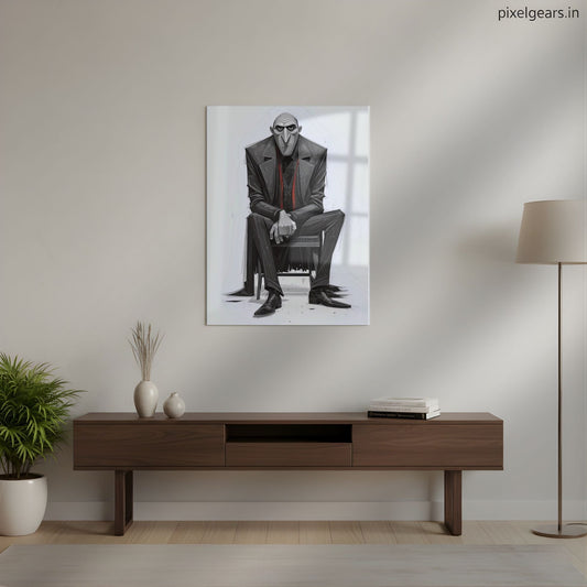 The Art Of Dominance Metal Poster | Aesthetic Pop Art Wall Decor & Painting