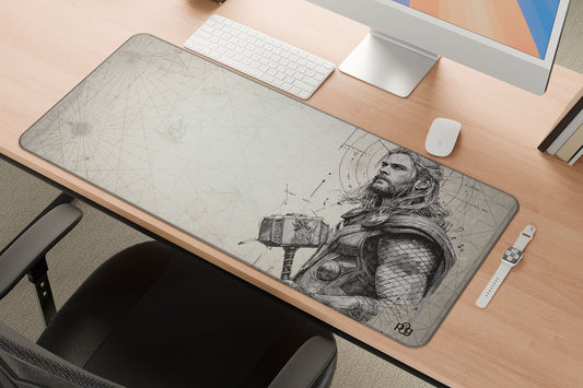 Thor LineArt - XXL and XXXXL Mouse Pad - PixelGears