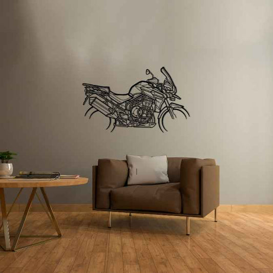 Tiger Explorer Silhouette  Bike Silhouettes | Wall Decor | Gift For Men - Pixelgears