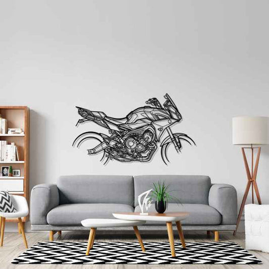 Tracer 900 2018 Silhouette Bike Silhouettes | Wall Decor | Gift For Men - Pixelgears