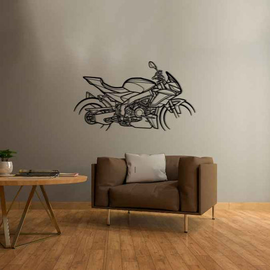 Tuono V4 2021 Metal Wall Art Bike Silhouettes | Wall Decor | Gift For Men - Pixelgears