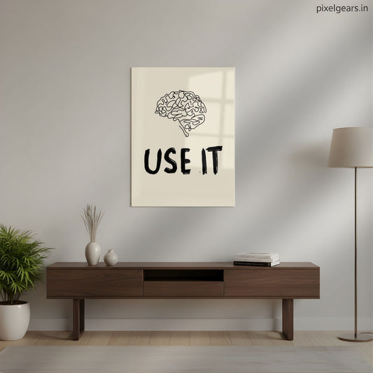Use it Metal Poster | Aesthetic Pop Art Wall Decor & Painting