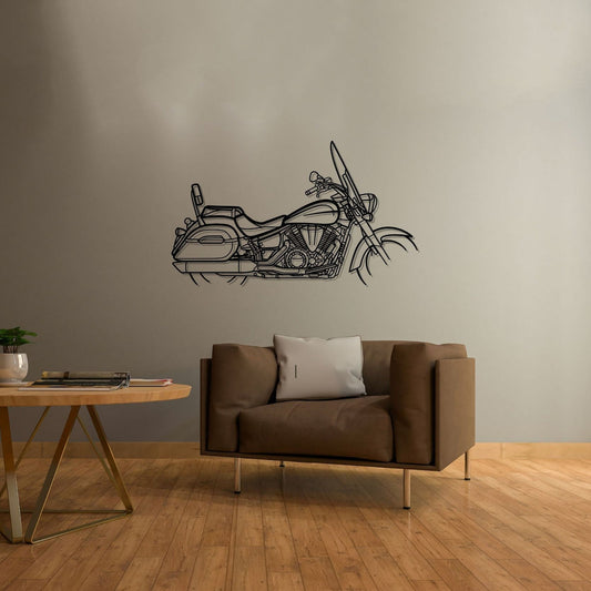 V-Star 1300 Tourer Metal Wall Art Bike Silhouettes | Wall Decor | Gift For Men - Pixelgears