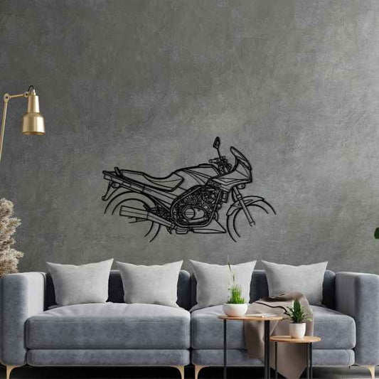 VF500F Interceptor 1985 Metal Wall Art Bike Silhouettes | Wall Decor | Gift For Men - Pixelgears