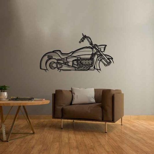 Valkyrie Rune 2004 Metal Wall Art Bike Silhouettes | Wall Decor | Gift For Men - Pixelgears