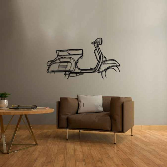 Vespa 1970 Metal Wall Art Bike Silhouettes | Wall Decor | Gift For Men - Pixelgears