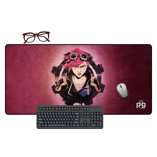 Vi Lol Graffiti Red - XXL and XXXXL Mouse Pad - PixelGears
