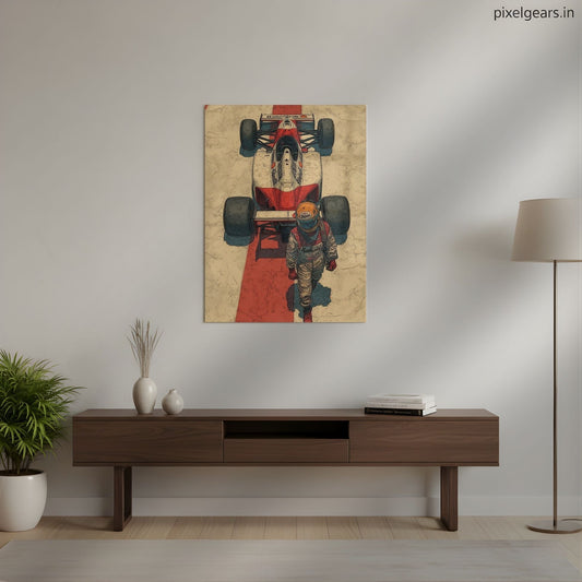 Victory In Every Step Metal Poster | Aesthetic Pop Art Wall Decor & Painting