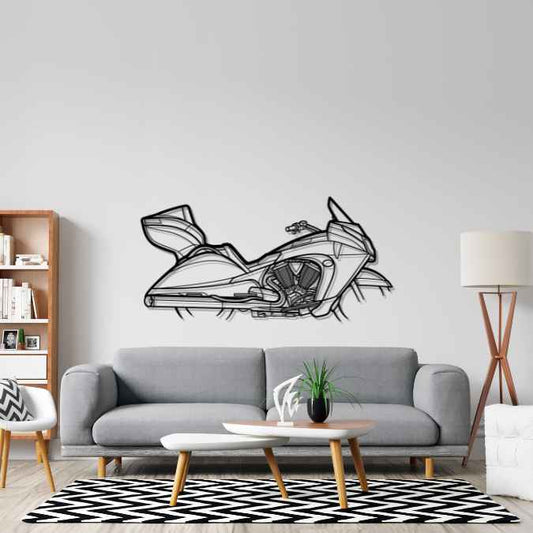 Vision Tour 2010 Silhouette Metal Wall Art Bike Silhouettes | Wall Decor | Gift For Men - Pixelgears