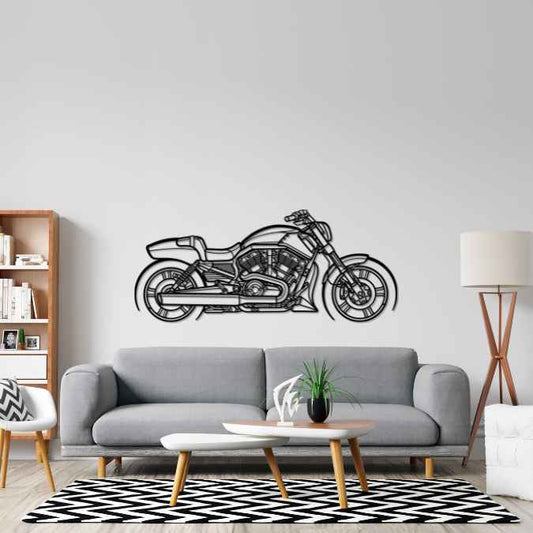 Vrod 2017 Metal Wall Art Bike Silhouettes | Wall Decor | Gift For Men - Pixelgears