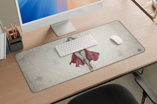 Wanda Scarlet Witch LineArt - XXL and XXXXL Mouse Pad - PixelGears