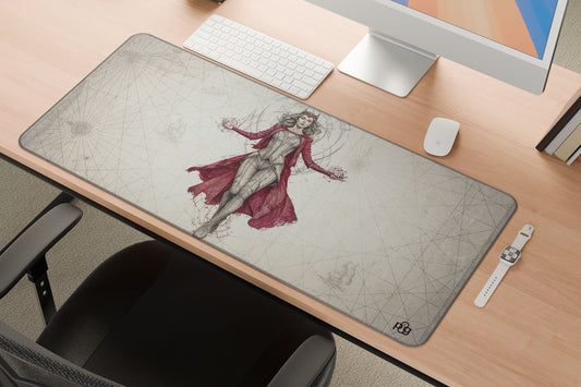 Wanda Scarlet Witch LineArt - XXL and XXXXL Mouse Pad - PixelGears