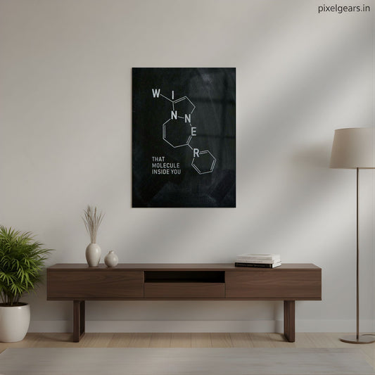 Winner Metal Poster | Aesthetic Pop Art Wall Decor & Painting