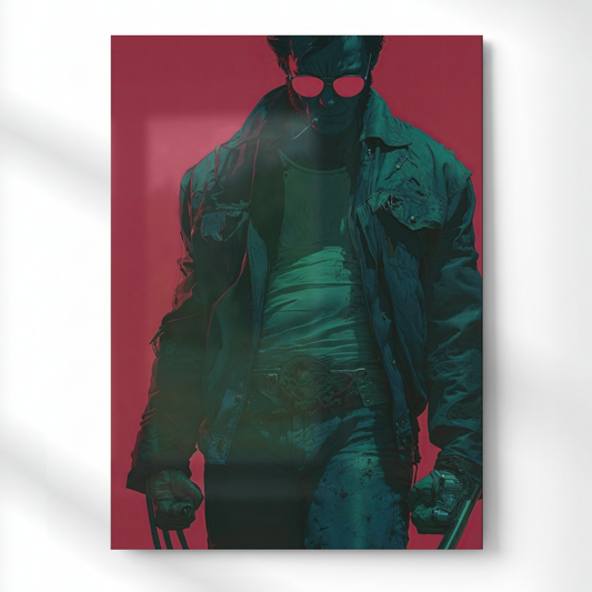 Wolverine Aesthetic Metal Poster | Aesthetic Pop Art Wall Decor & Painting