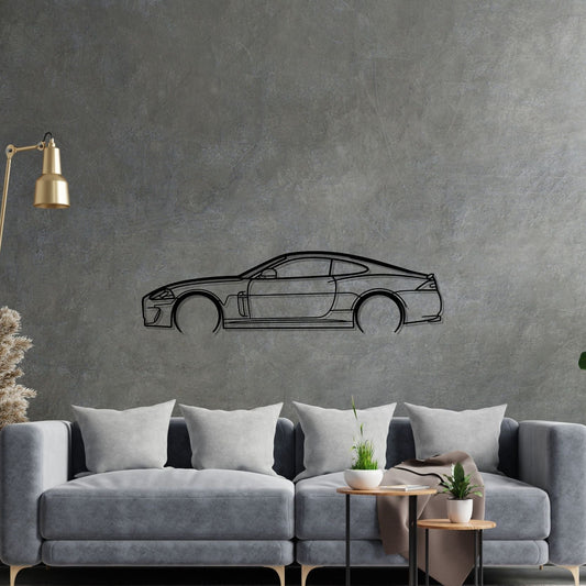 Jaguar XK Metal Wall Art Car Silhouette | Personalized Car Gift For Men - PixelGears