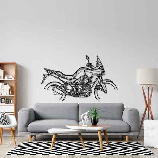 XL750 Transalp 2023 Metal Wall Art Bike Silhouettes | Wall Decor | Gift For Men - Pixelgears