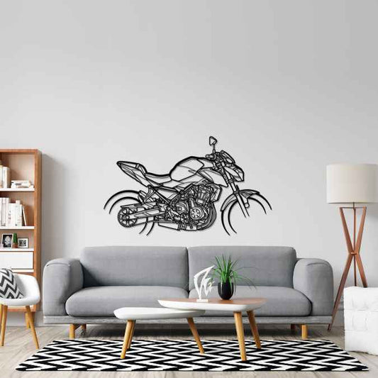 Z650 2019 Metal Wall Art Bike Silhouettes | Wall Decor | Gift For Men - Pixelgears