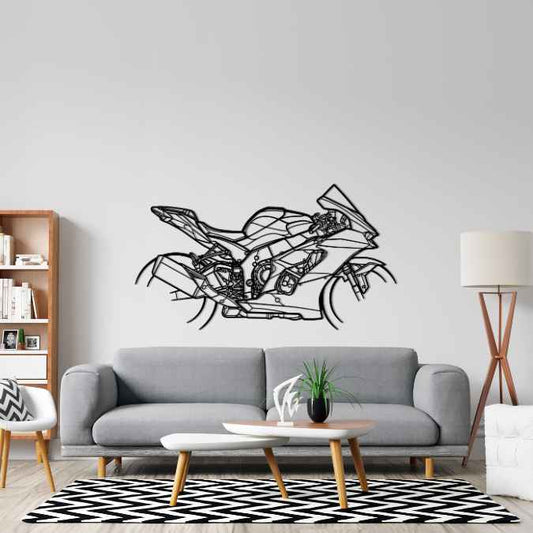 ZX10R 2021 Silhouette Bike Silhouettes | Wall Decor | Gift For Men - Pixelgears