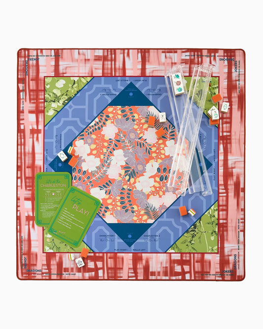 Citrus Reverie Mahjong Mat – 33×33 Inch Mahjong Game Mat